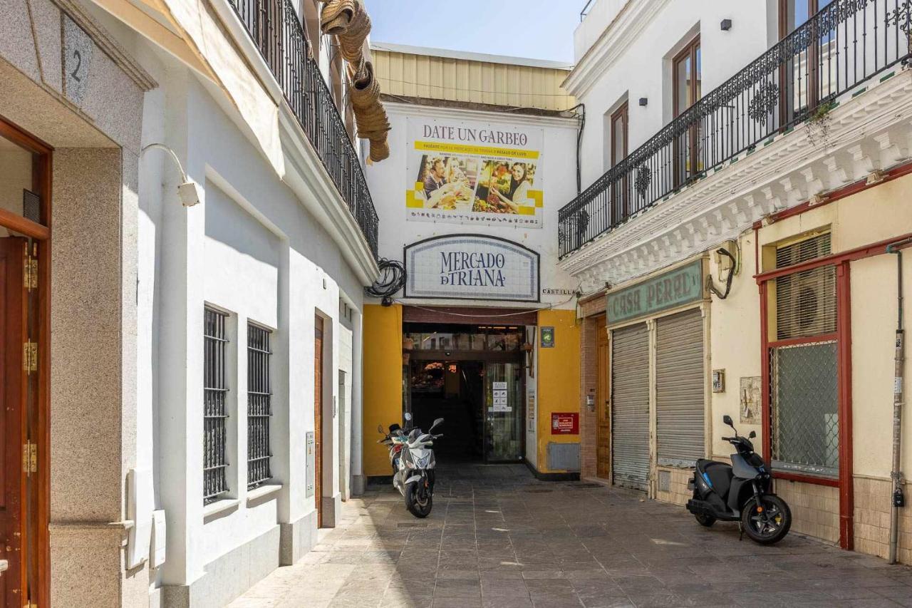 Comfy Away - Apartamento Exclusivo Mercado De Triana Con Balcon Sevilha Exterior foto